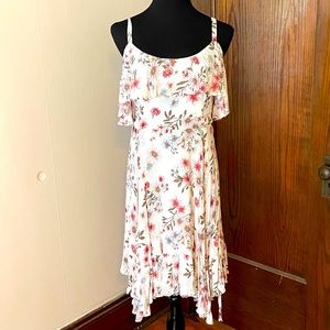 SOLD TORRID Floral Print Asymmetrical Dress 1